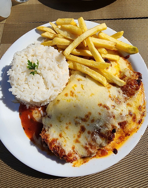 2 Marmitex Grande Bife Parmegiana