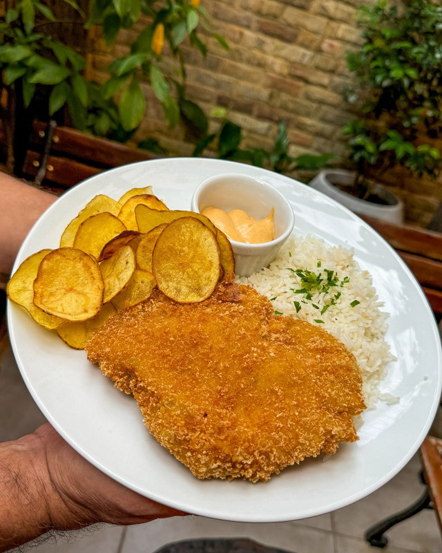 2 Marmitex Grande Com Bife Milanesa